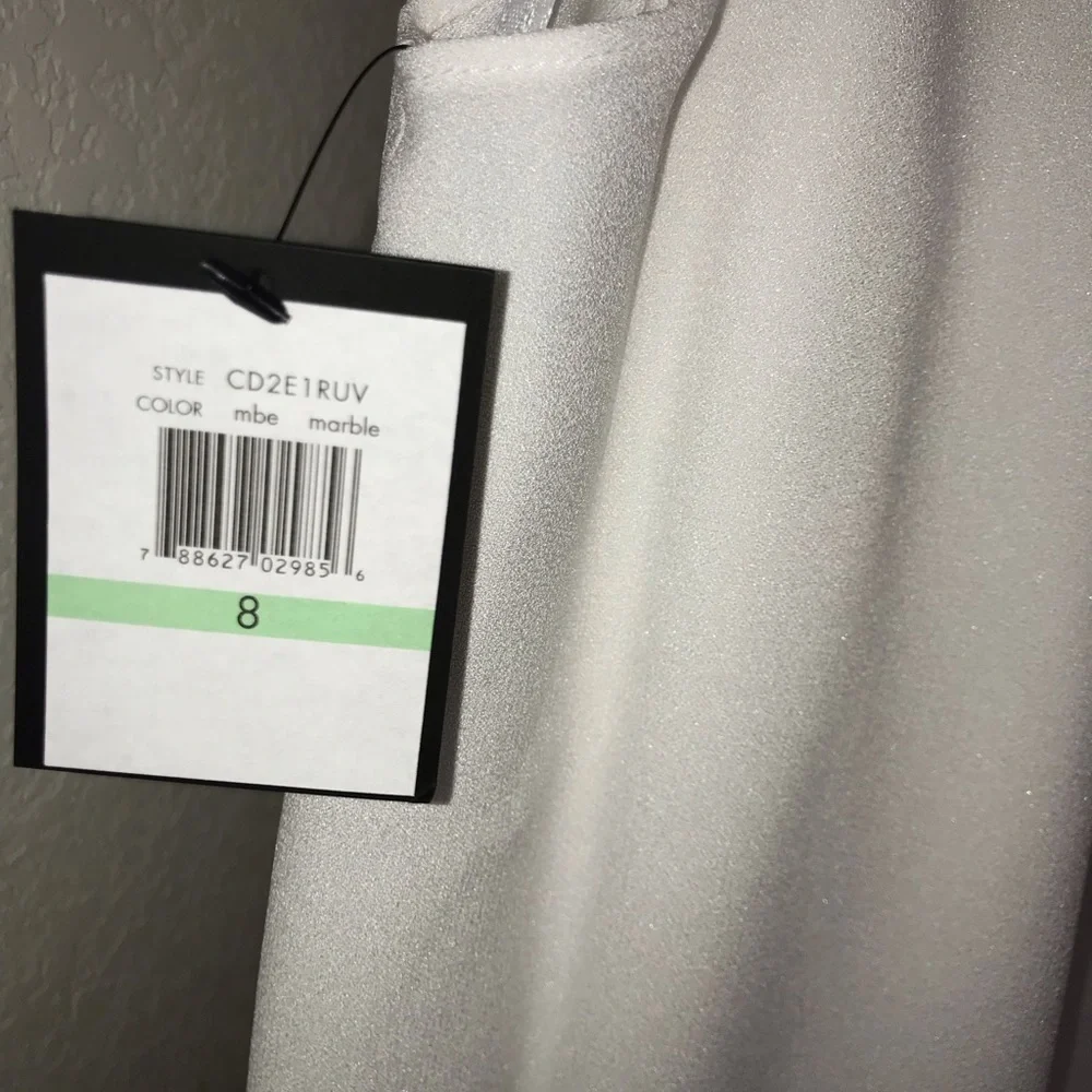 Francisco Costa for Calvin Klein White Dress - size 8 - Picture 5 of 6